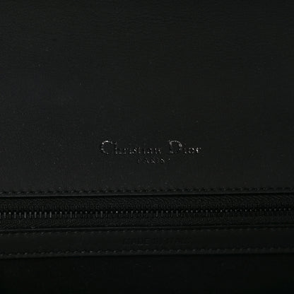 Christian Dior Ultra Matte Calfskin Studded Diorama Wallet on Chain Pouch Black 6 of 9