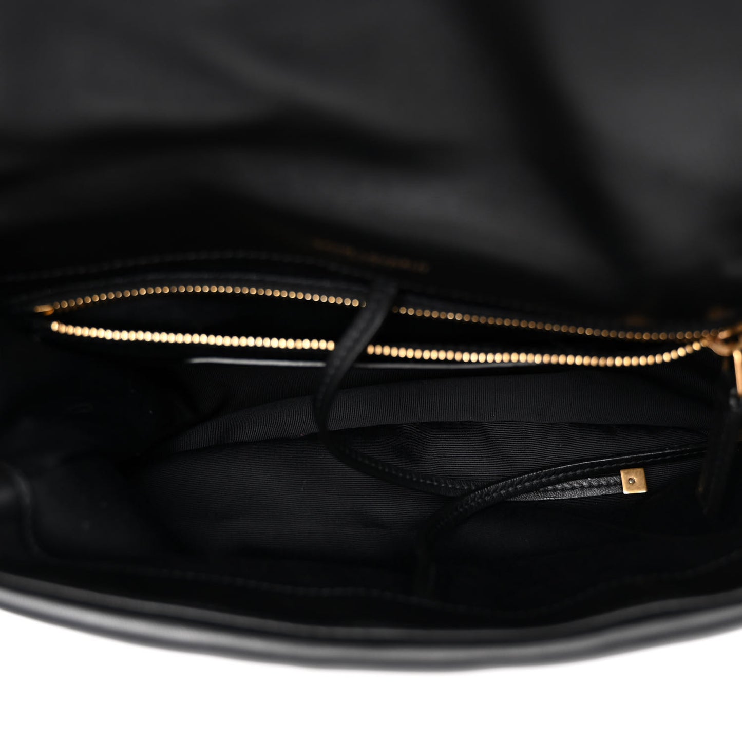 Lambskin Matelasse Monogram Small Jamie 4.3 Black