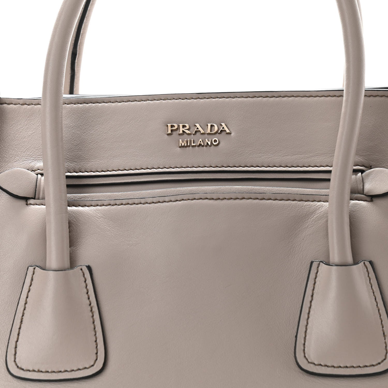 Prada Soft Calf Tote Argilla 7 of 10