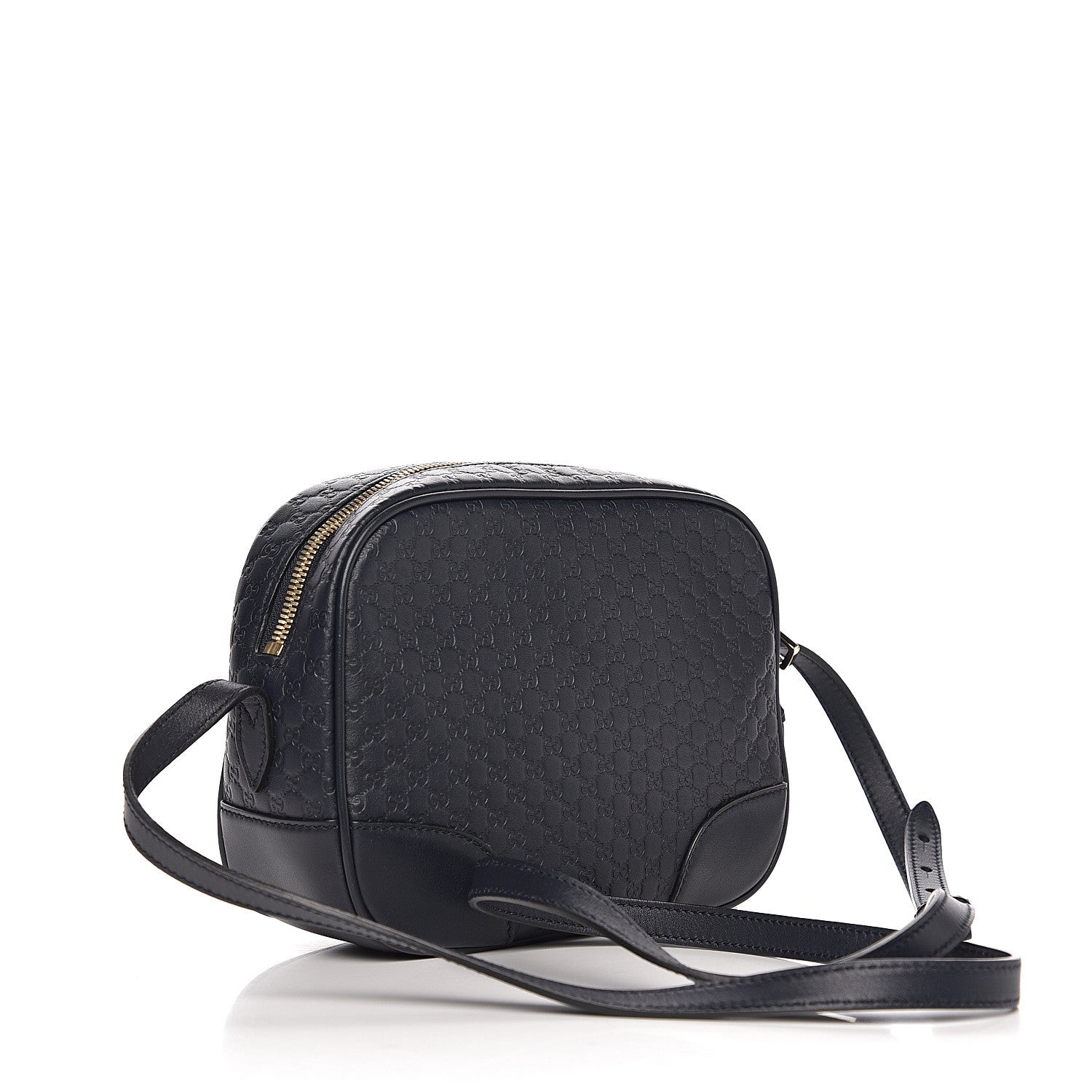 Gucci Soft Microguccissima Mini Bree Messenger Bag Blue 2 of 9