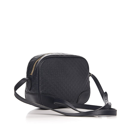 Gucci Soft Microguccissima Mini Bree Messenger Bag Blue 2 of 9