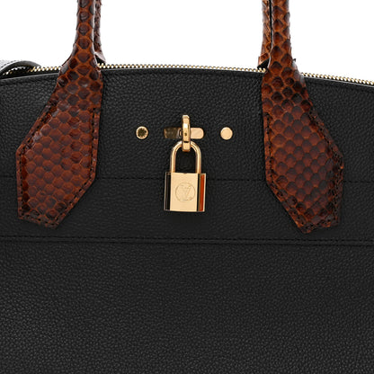 Louis Vuitton Taurillon Snakeskin City Steamer Black 7 of 12