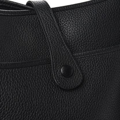 Hermes Taurillon Clemence Evelyne III GM Black 9 of 12
