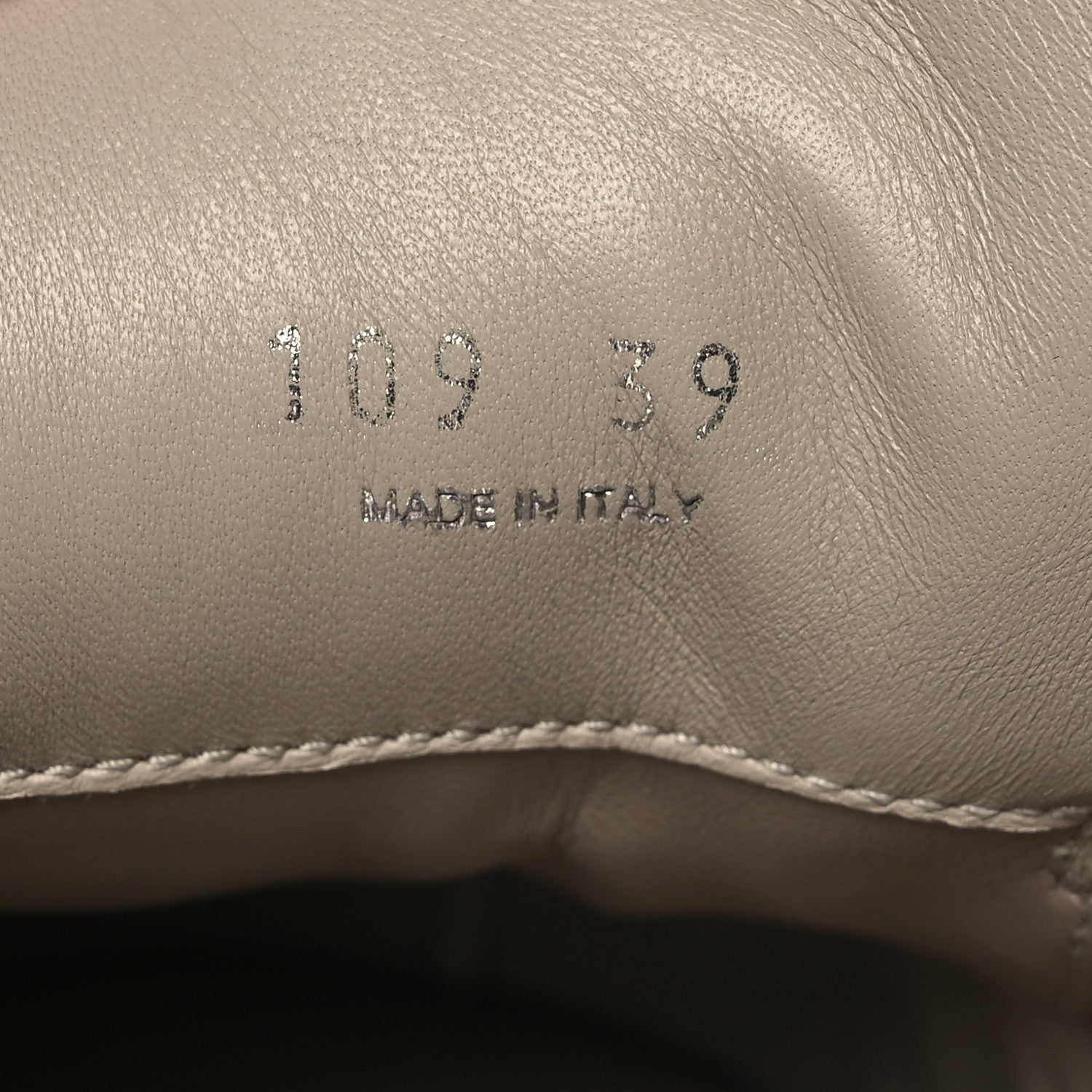 Prada Nappa Soft Padded Metal Triangle Mules 39 Beige 9 of 12