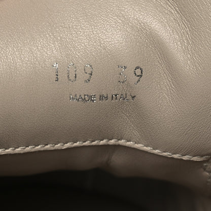 Prada Nappa Soft Padded Metal Triangle Mules 39 Beige 9 of 12