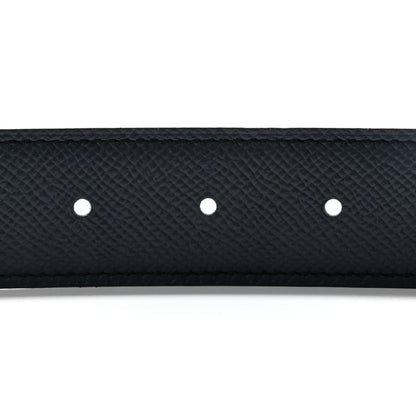Hermes Epsom 32mm H Belt 90 36 Bleu Atoll Bleu Indigo 4 of 8