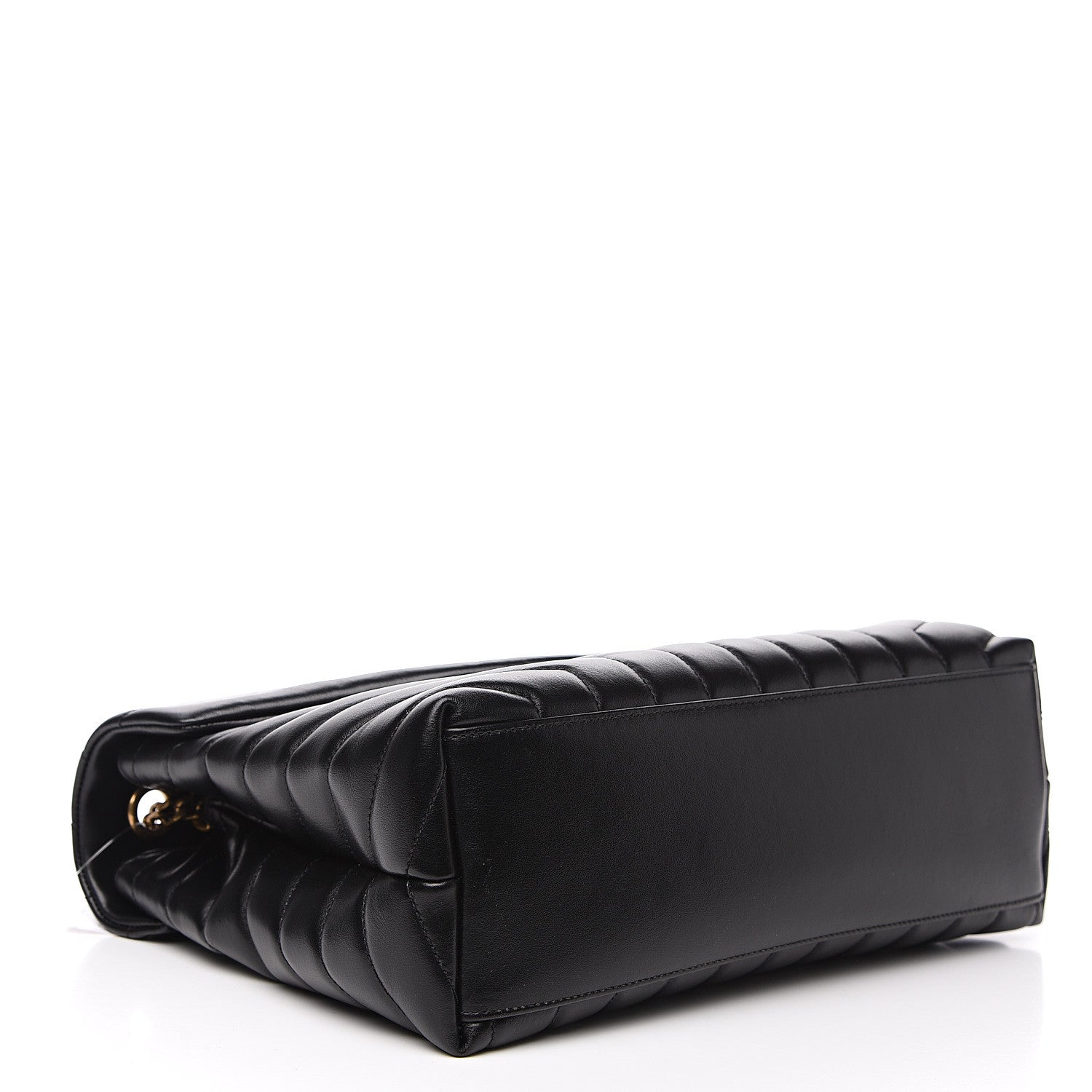 Saint Laurent Calfskin Y Quilted Monogram Medium Loulou Chain Satchel Black 3 of 10