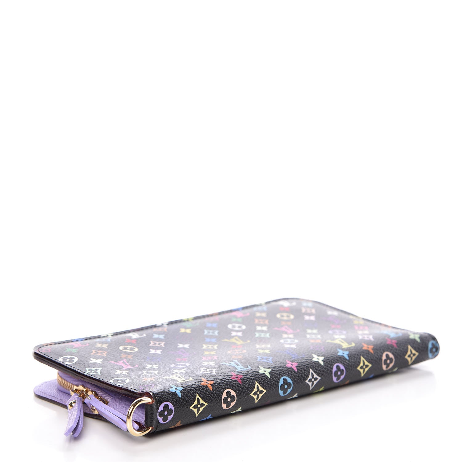 Louis Vuitton Monogram Multicolor Insolite Wallet Black Violet 4 of 10