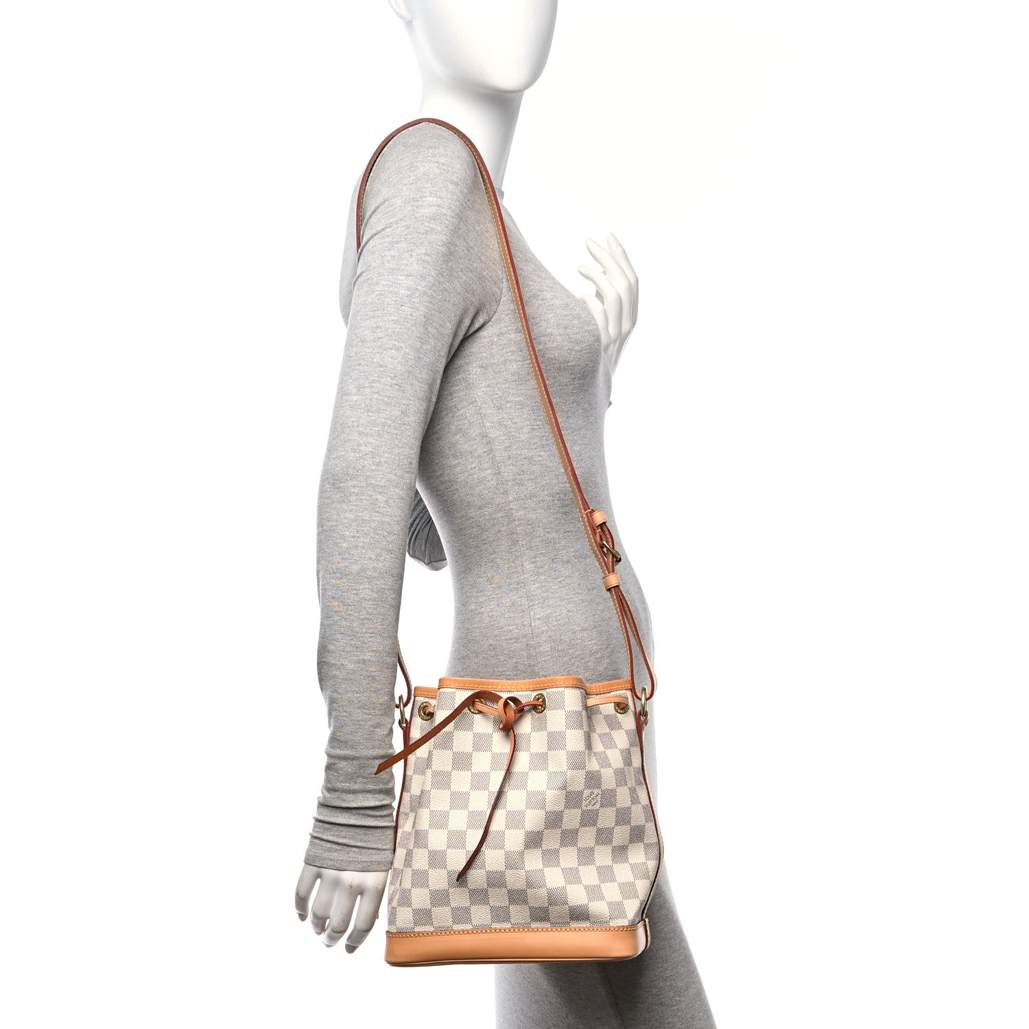 Louis Vuitton Damier Azur Noe BB 2 of 9