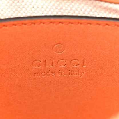 Gucci Calfskin GG Matelasse Chain Handbag Deep Orange Natural 6 of 10