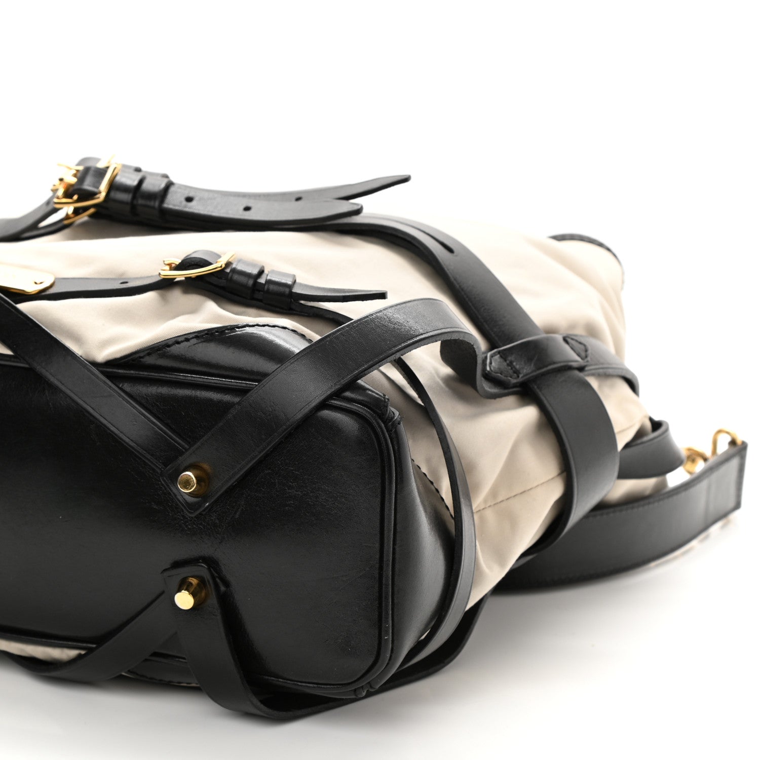 Burberry Nylon Bridle Calfskin Medium Gosford Hobo Trench 9 of 9