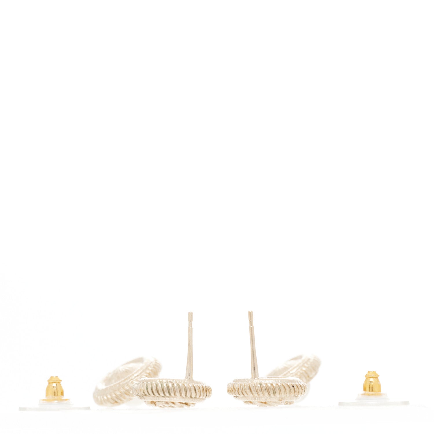 Chanel Pearl CC Drop Earrings Gold 4 of 5
