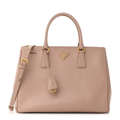Prada Saffiano Lux Galleria Double Zip Tote Cammeo 1 of 11