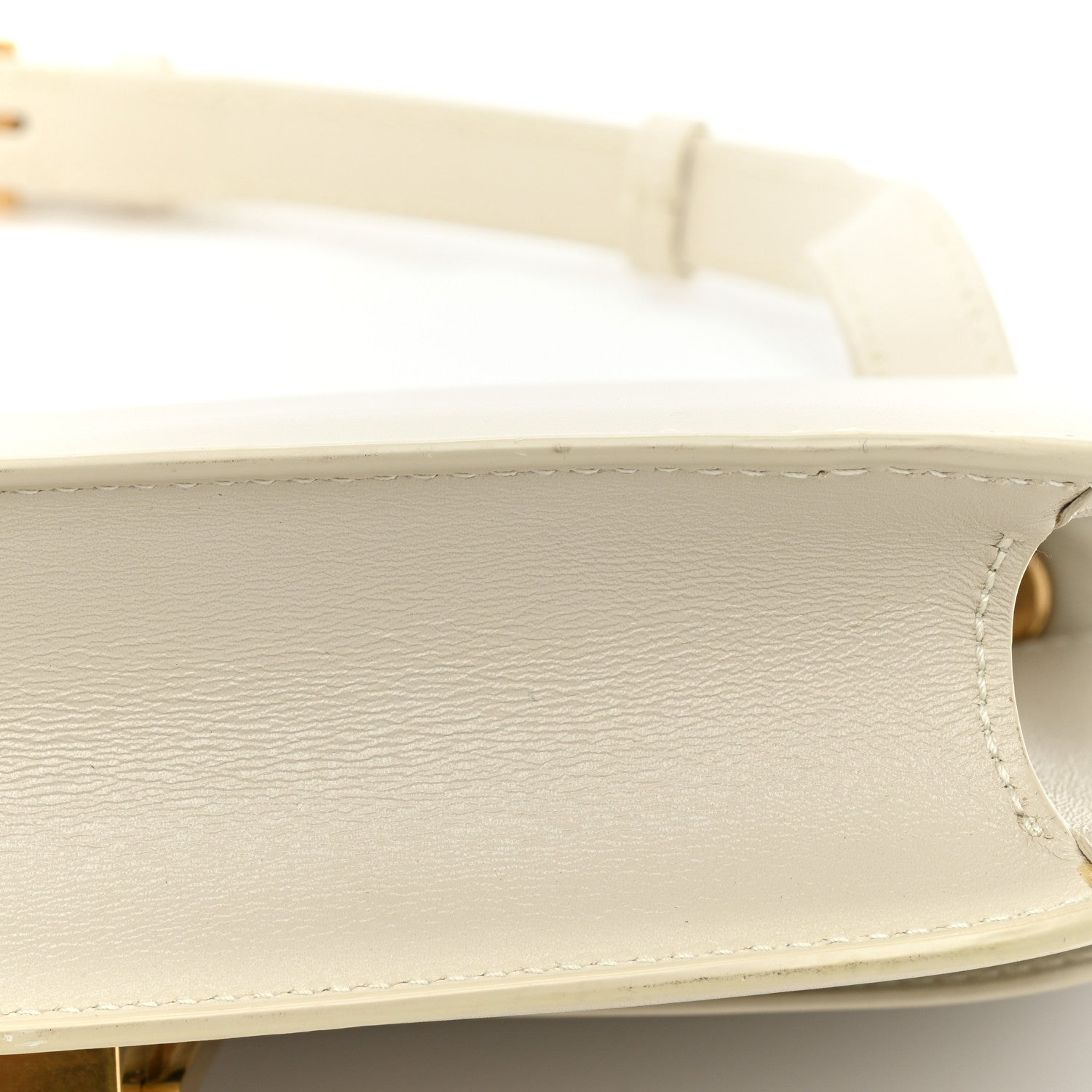 Saint Laurent Smooth Calfskin Carre Satchel Crema Soft 13 of 13