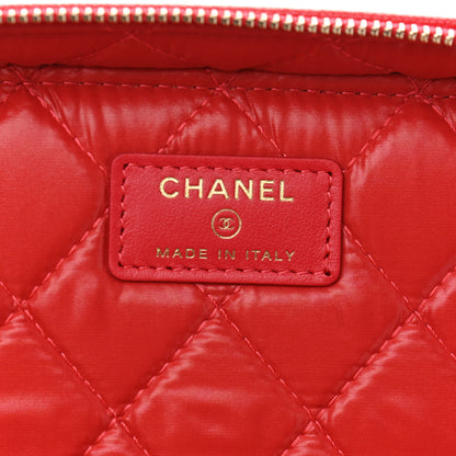 Chanel Caviar Quilted Large Vanity Pouch Red 6 of 9