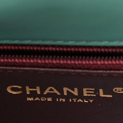 Chanel Lambskin Quilted Small Trendy CC Flap Dual Handle Bag Light Green 6 of 10