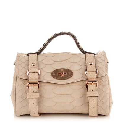 Mulberry Silky Snake Mini Alexa Pebbled Beige 1 of 8