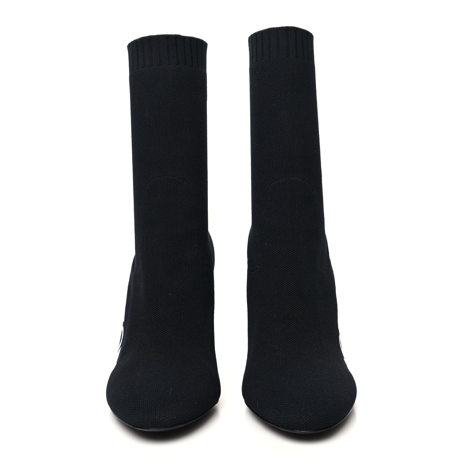 Louis Vuitton Stretch Fabric Silhouette Ankle Boots 39 Black 2 of 7