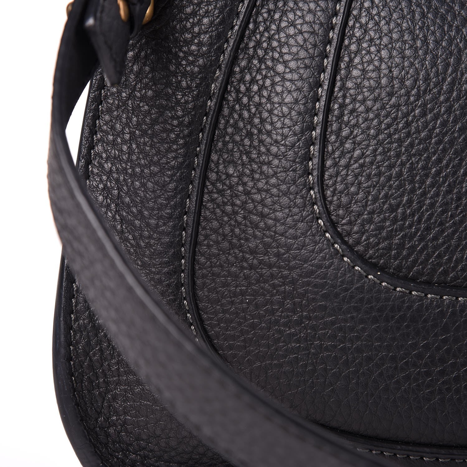 Chloe Grained Calfskin Nano Hayley Hobo Black 10 of 12