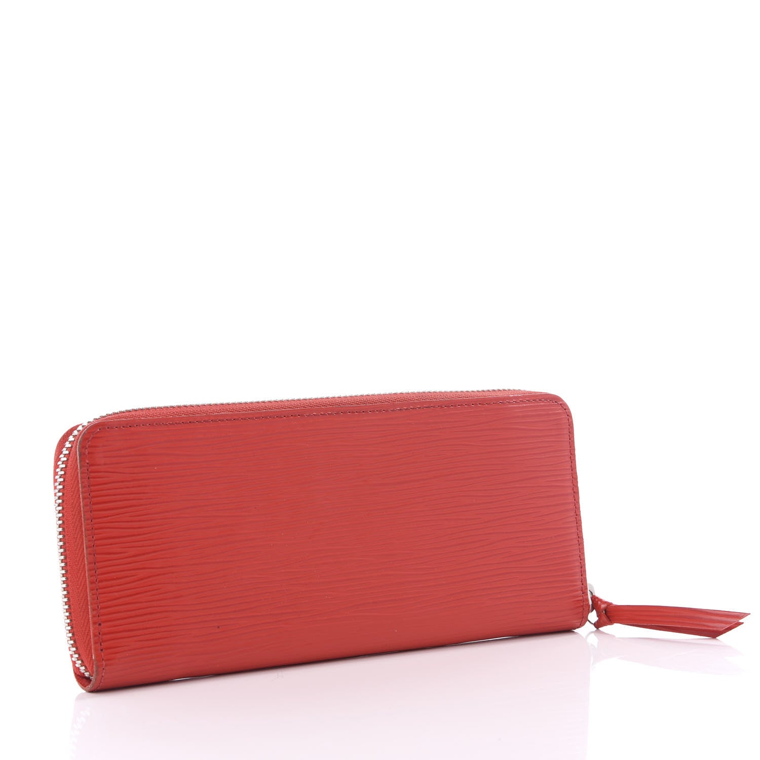 Louis Vuitton Epi Clemence Wallet Coquelicot 2 of 9