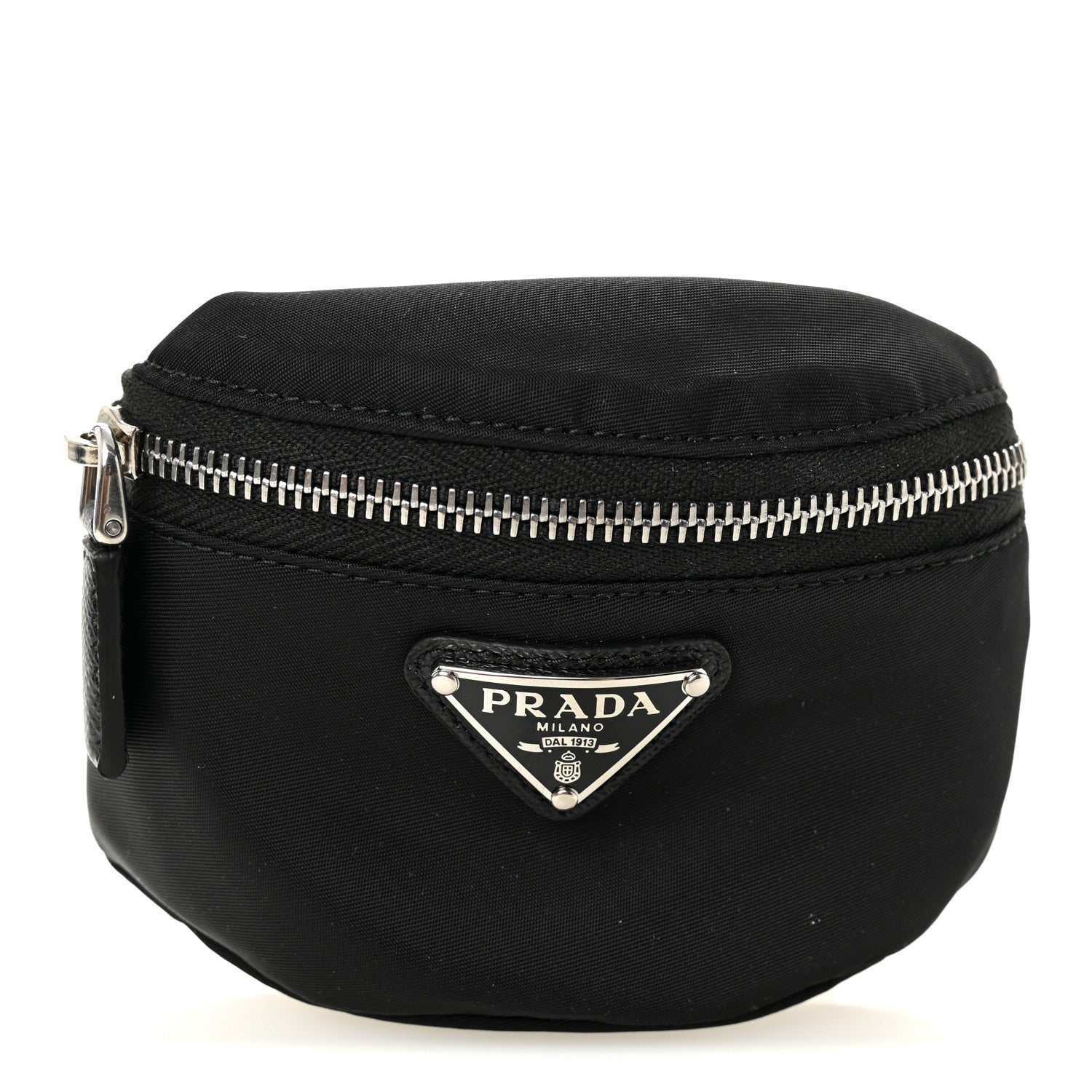 Prada Tessuto Nylon Wrist Pouch Black 1 of 7