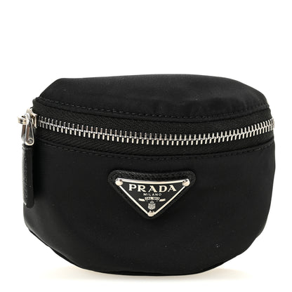 Prada Tessuto Nylon Wrist Pouch Black 1 of 7