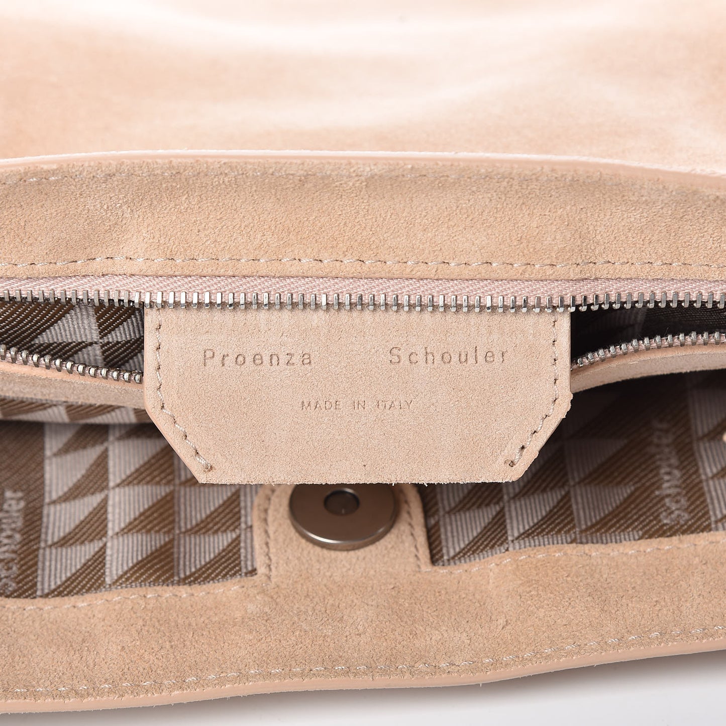 Suede Medium PS1 Satchel Stone