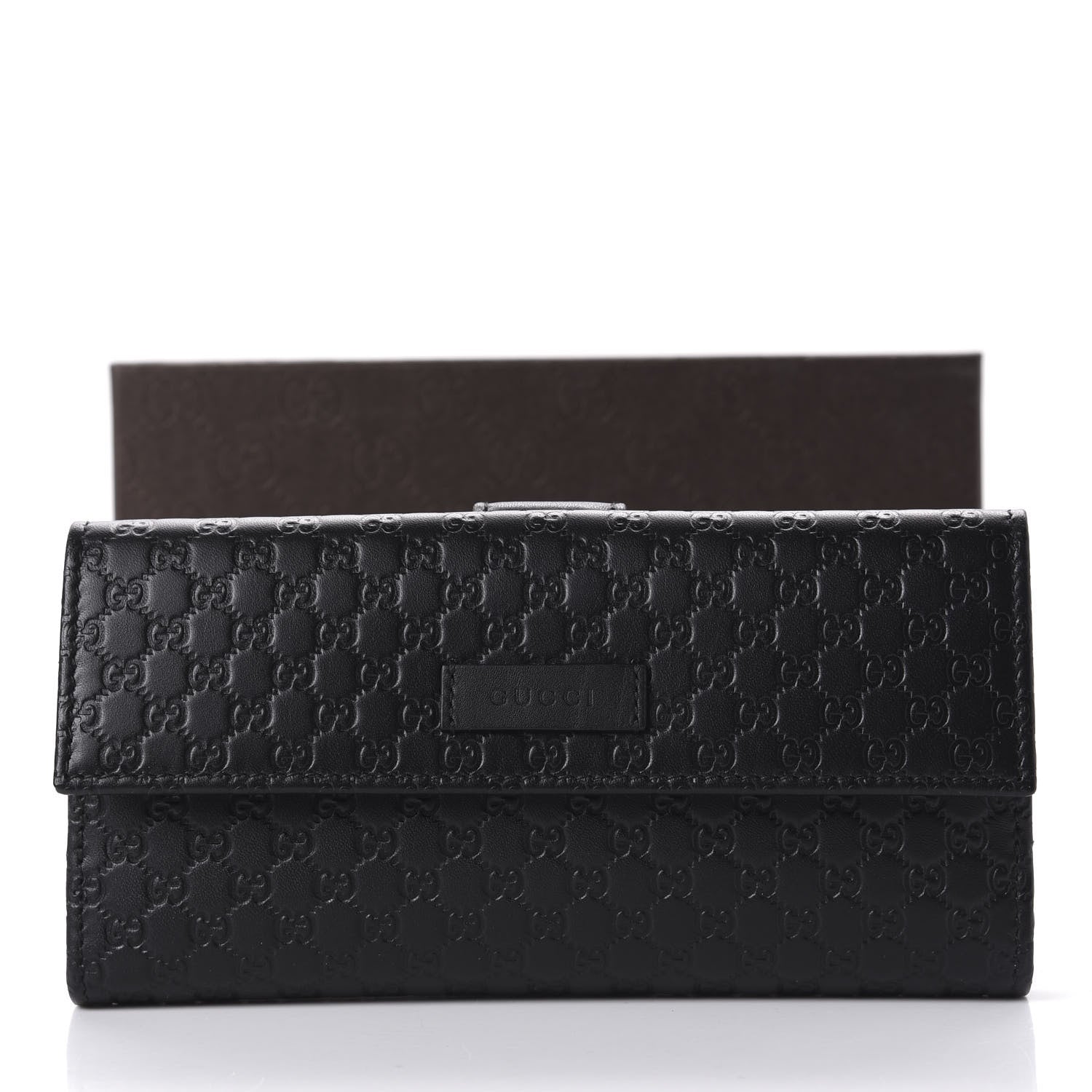 Gucci Microguccissima Continental Flap Wallet Black 10 of 10