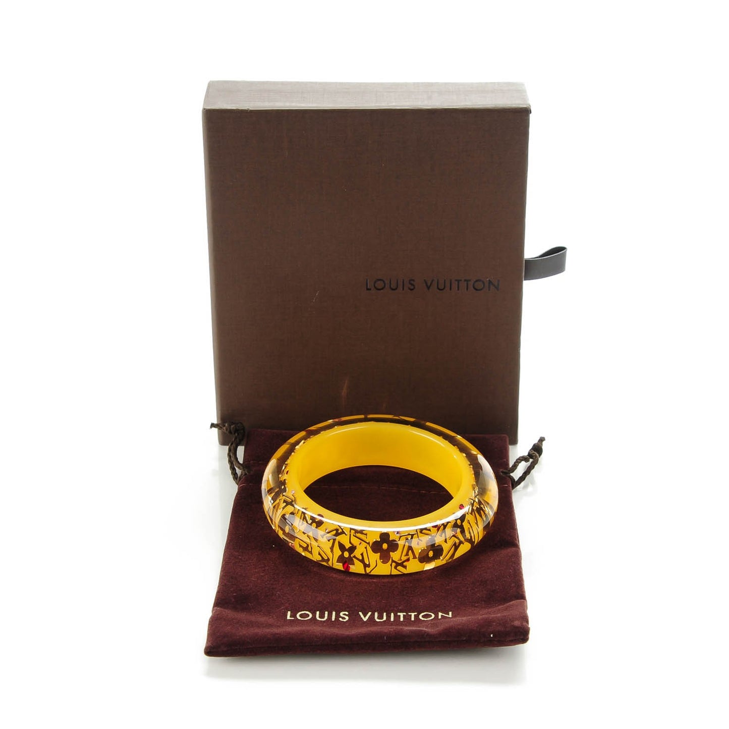 Resin Swarovski Medium Inclusion Bracelet GM Yellow