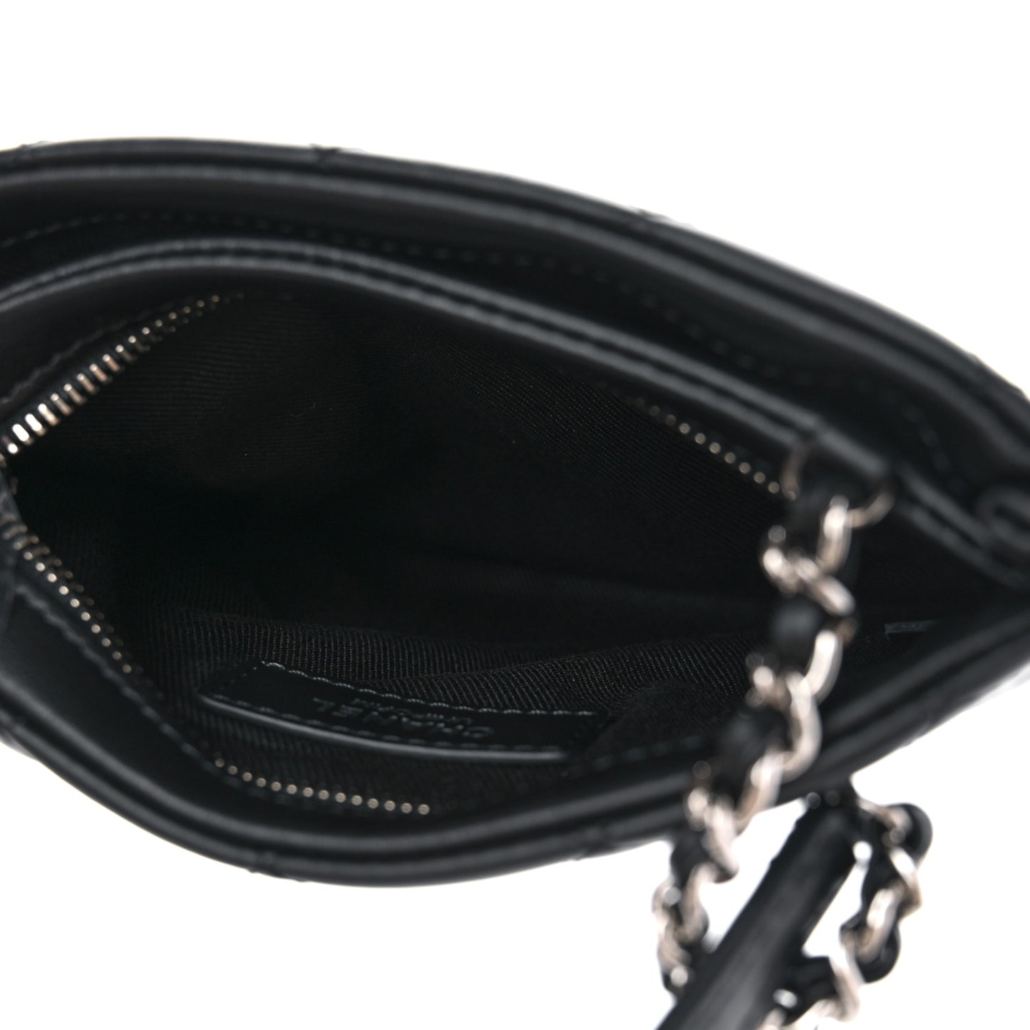 Lambskin Quilted Crossbody Bag Black
