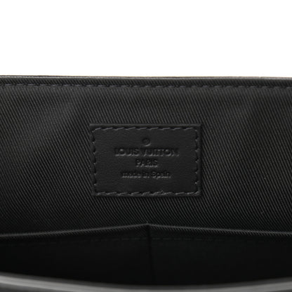 Louis Vuitton Calfskin Aerogram Messenger Black 6 of 9