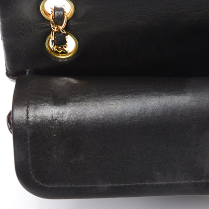 Chanel Lambskin Quilted Small Double Flap Black 16 of 22