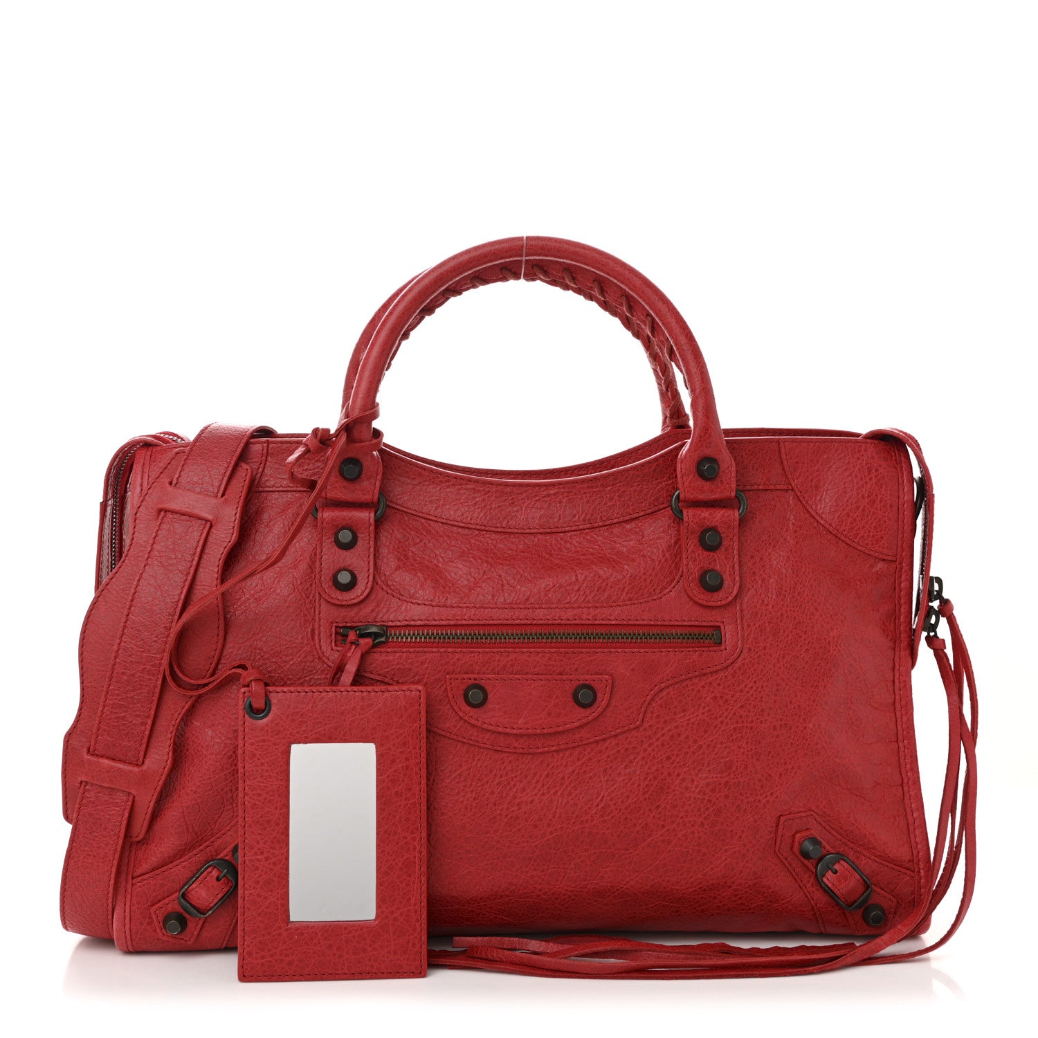 Balenciaga Agneau Classic Hardware City Rouge Coquelicot 3 of 11