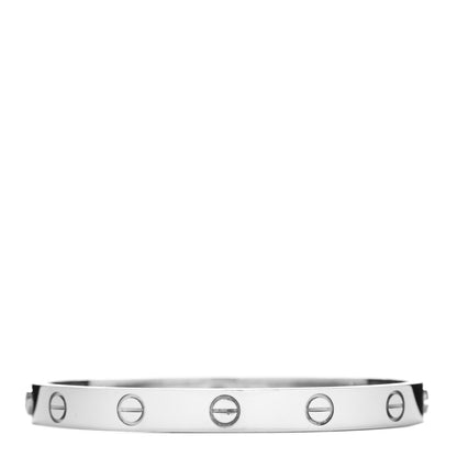 Cartier 18K White Gold LOVE Bracelet 16 2 of 4