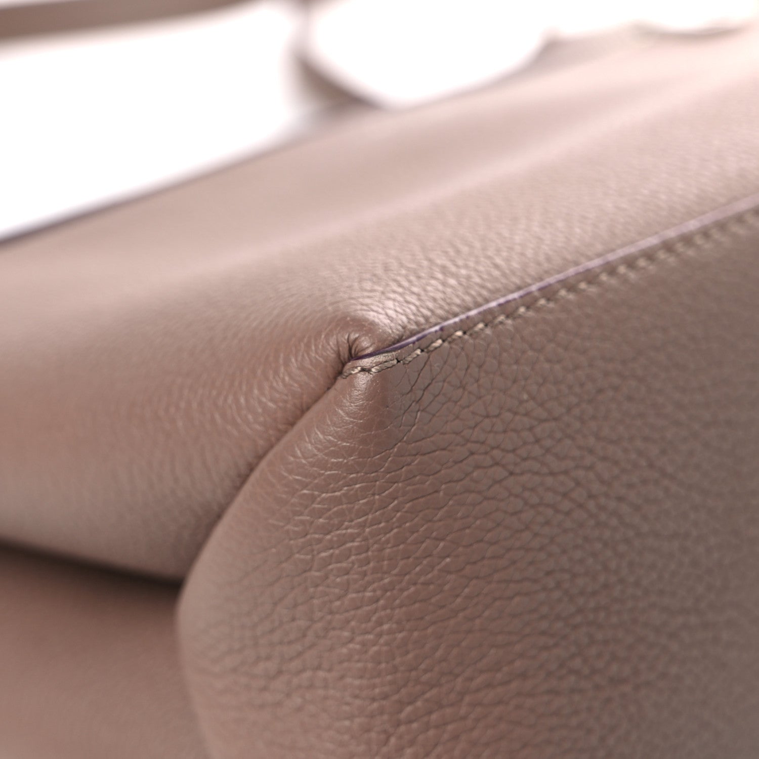Louis Vuitton Soft Calfskin My Lockme Top Handle Taupe Glace 8 of 14