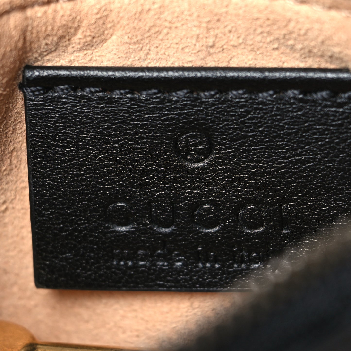 Calfskin Matelasse GG Marmont Key Case Black