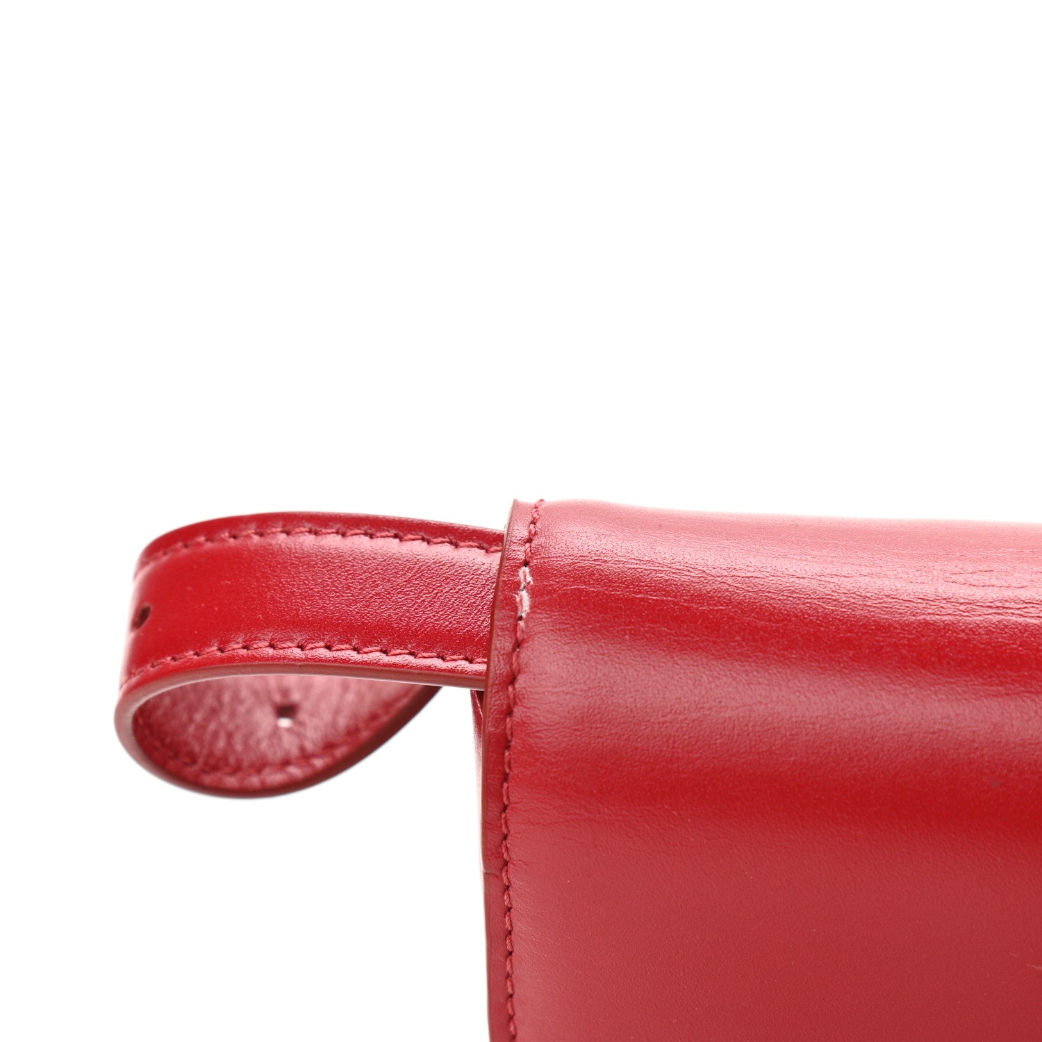 Celine Smooth Calfskin Tassel Belt Bag Red 14 of 14