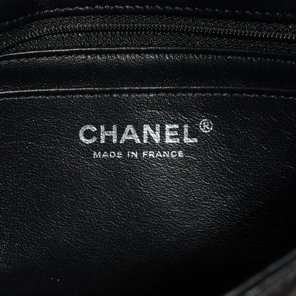 Chanel Lambskin Chevron Quilted Mini Rectangular Flap So Black 8 of 9