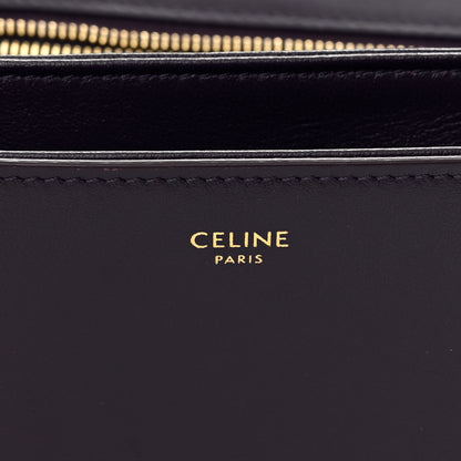 Celine Smooth Calfskin Medium Tabou Aubergine 6 of 17