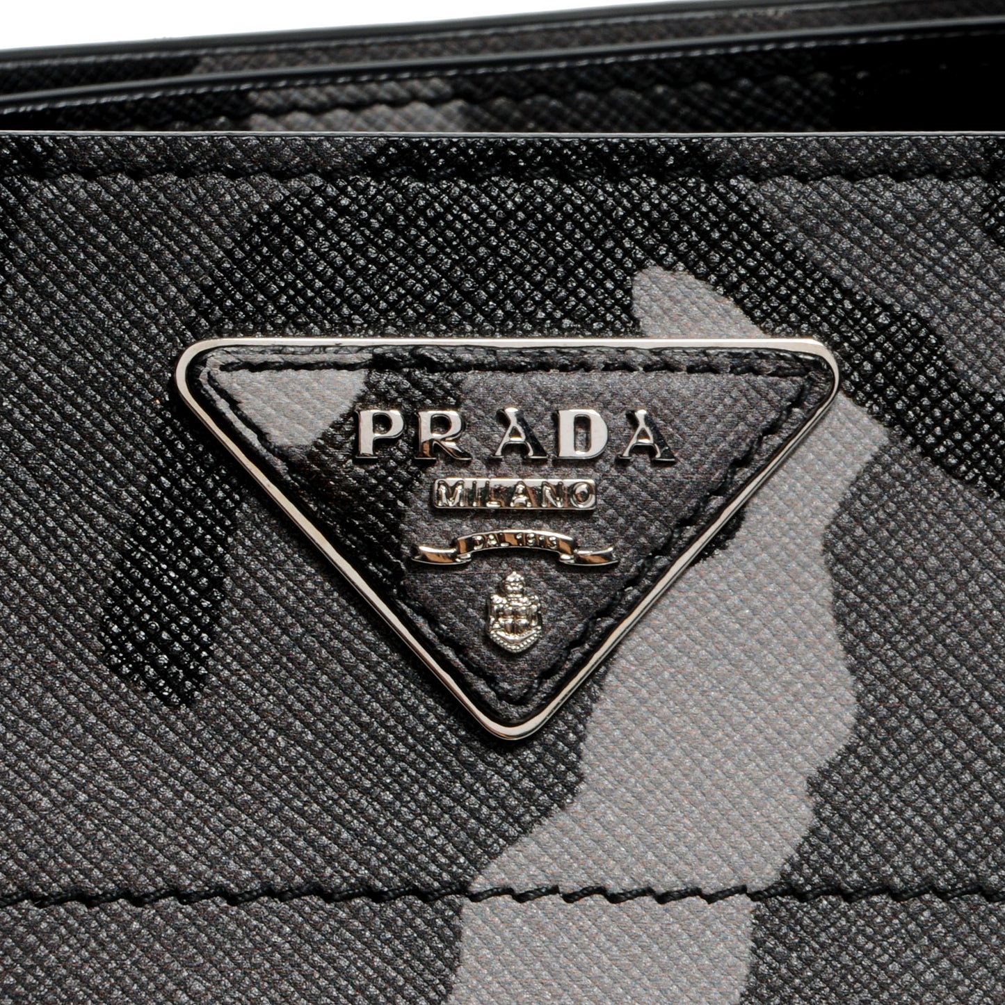 Saffiano Soft Camouflage Print Tote Marmo Dis Camouflage