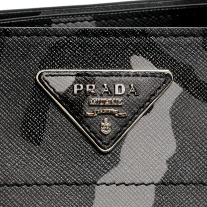 Prada Saffiano Soft Camouflage Print Tote Marmo Dis Camouflage 8 of 9
