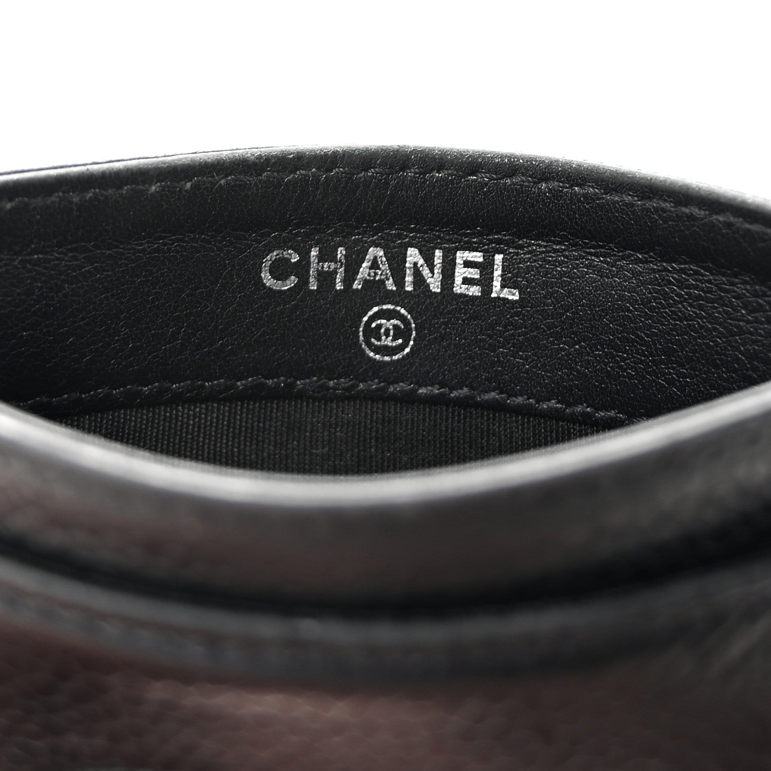 Chanel Caviar Timeless CC Card Holder Black 6 of 8
