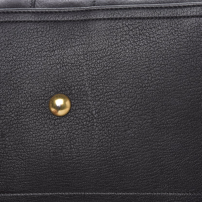 Saint Laurent Sheepskin Medium Cabas ChYc Black 12 of 15