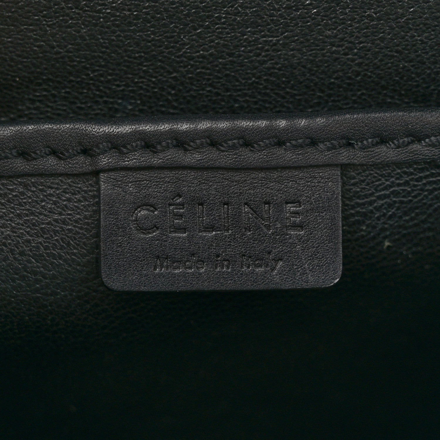 Celine Smooth Calfskin Nano Luggage Black 6 of 11