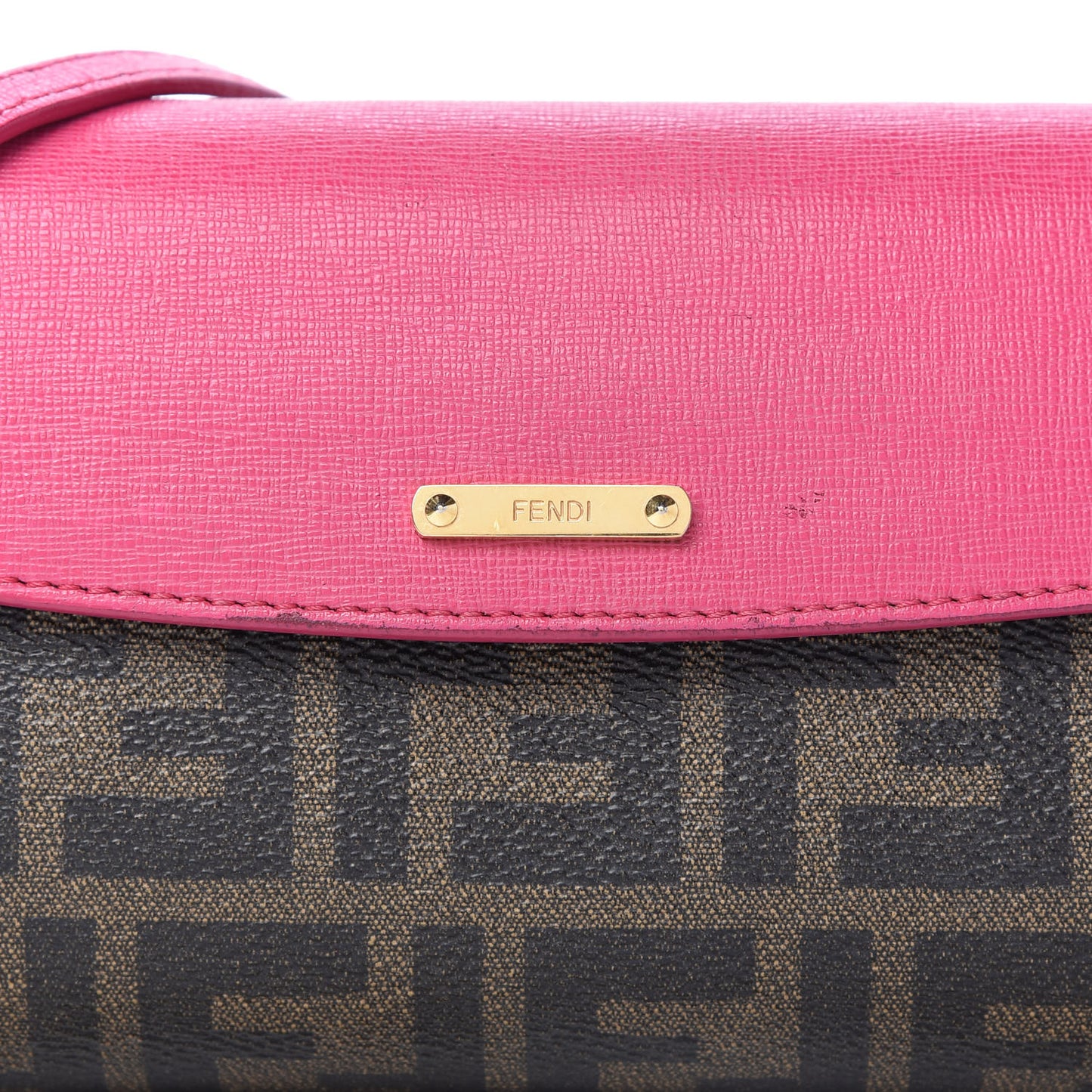 Zucca Spalmati Vitello Elite Flap Crossbody Bag Tobacco Ciclamino