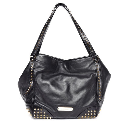 Burberry Lambskin Bridle Studs Small Canterbury Tote Black 1 of 14