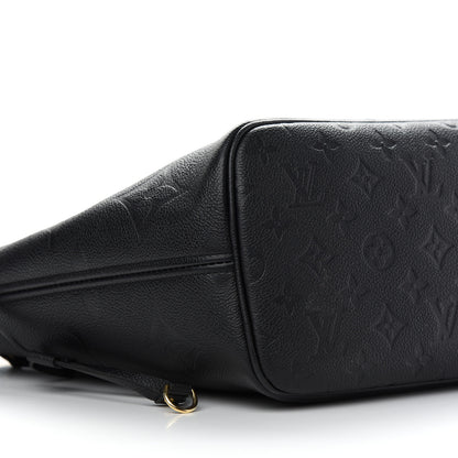 Louis Vuitton Empreinte Monogram Giant Neverfull MM Black 8 of 9