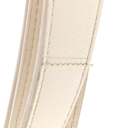 Bottega Veneta Calfskin Intreccio Plisse Cassette Crossbody Bag White 14 of 15