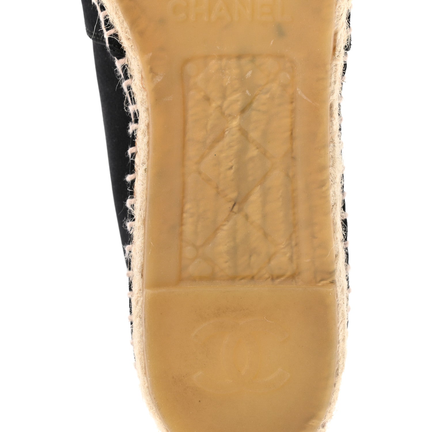 Chanel Satin Grosgrain CC Espadrilles 39 Black 7 of 10