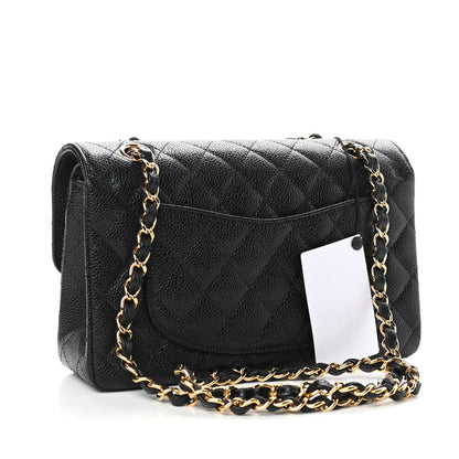 Chanel Caviar Quilted Small Double Flap Black 3 of 11